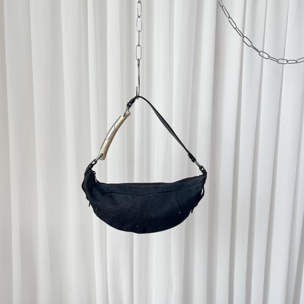 생로랑 SS02 몸바사 데님 혼 백