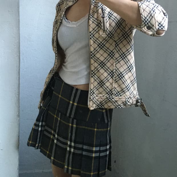 Burberry  버버리 블루라벨 노바체크 집업