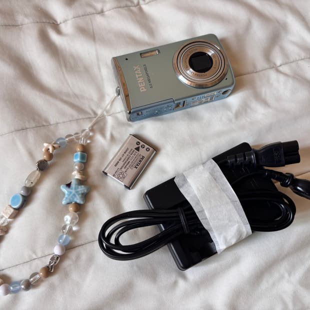 펜탁스 옵티오 m50 블루(작례👌)