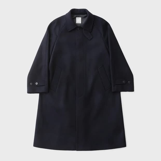 [2(100)] 어나더오피스 레거시 발마칸 코트 네이비