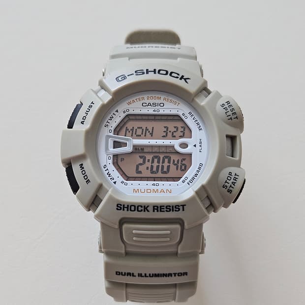 카시오 지샥 머드맨 베이지