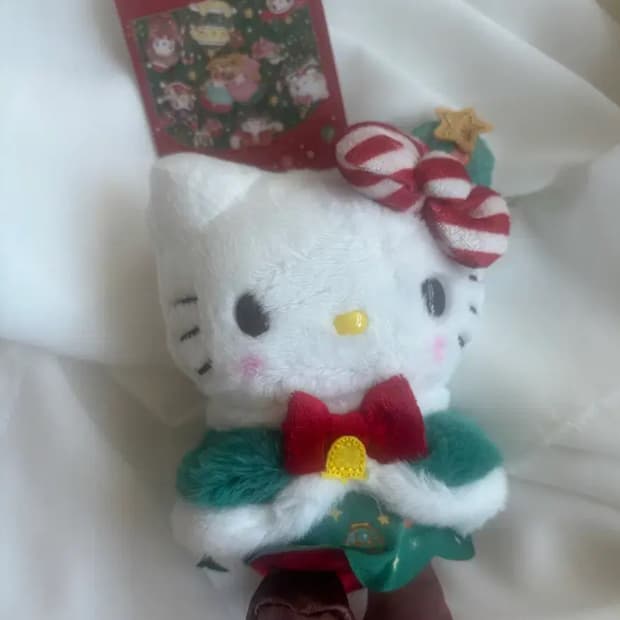 크리스마스 키티 마스코트 인형키링