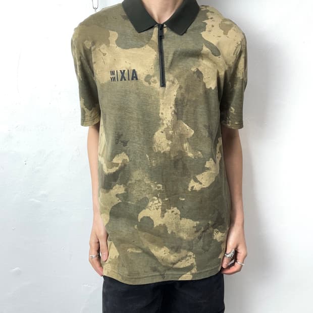 Armani Exchange Tactical Camo Half-Zip P