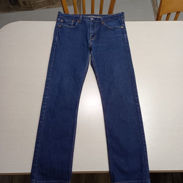 32 리바이스513 워싱 스판 슬림일자진 32-288