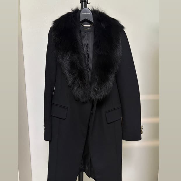 [현대백화점 100만원 이상 구매/컨디션 최상] 모조에스핀 폭스 퍼 블랙