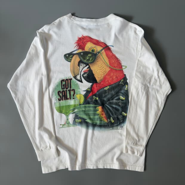 00s got salt? USA 빈티지 티셔츠 롱슬리브