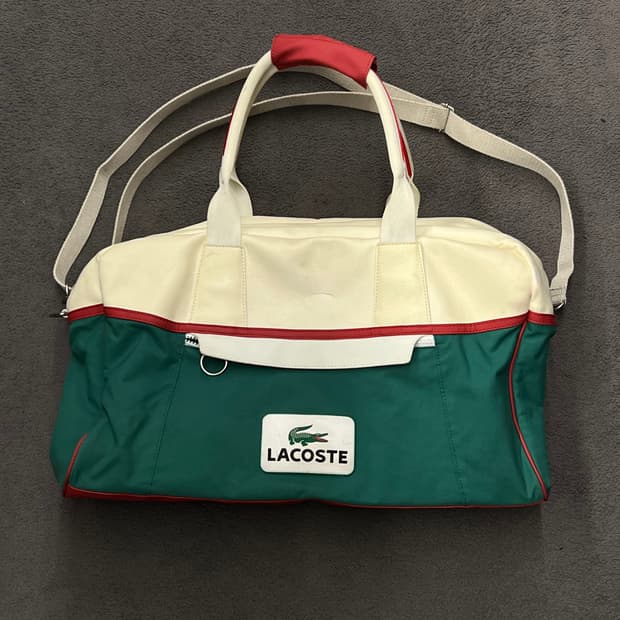 라코스테 빈티지 더플백 처분 