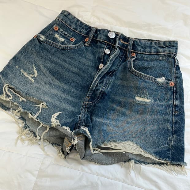 자라 데님 숏팬츠