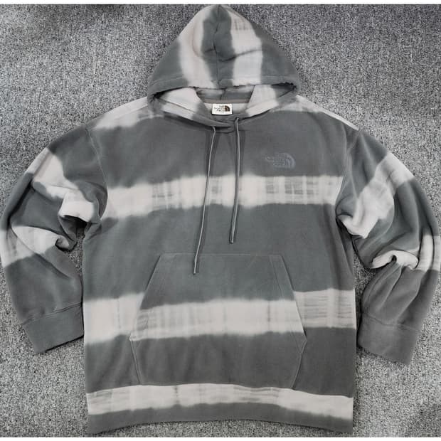 노스페이스 다잉 타이다이 플리스 풀오버 후드티 L