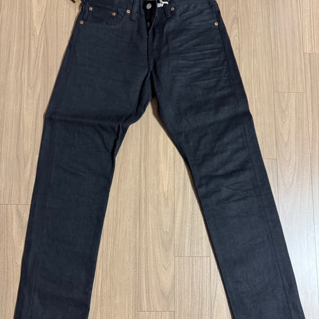 더블알엘(RRL) 슬림 핏 블랙 셀비지 진 30/30 새상품