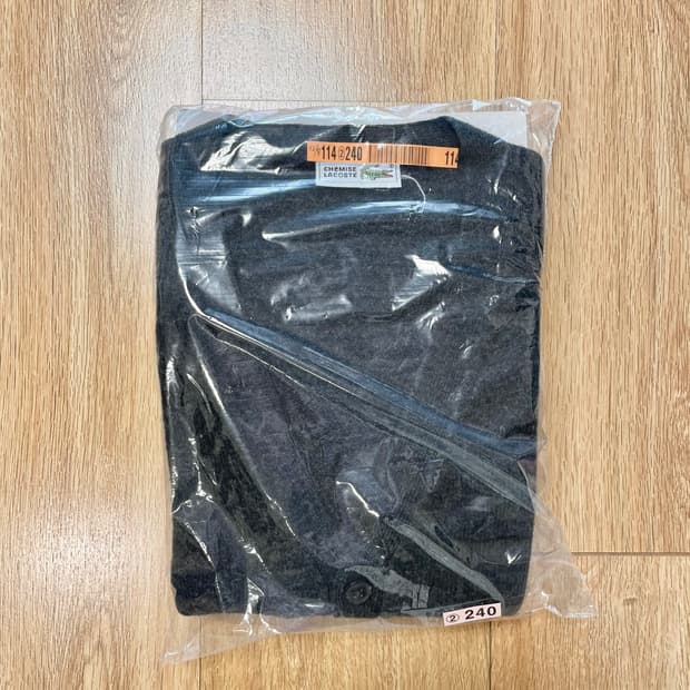 택포) Made JP 라코스테 재팬 빈티지 울 니트 가디건