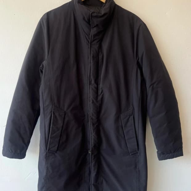 타임 남성 블랙 구스다운 패딩점퍼 

