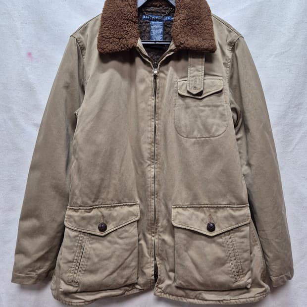 폴로 헌팅 양털 자켓