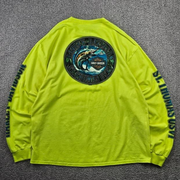 할리데이비슨 샬롯아말리에 세인트토머스 롱슬리브 (2XL추정)/ 11658