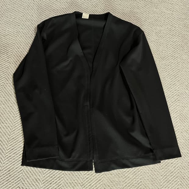 N.hoolywood 숏 가디건 블랙 38