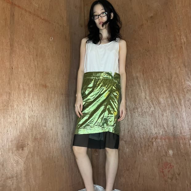 Toga Pulla mesh layerd dress