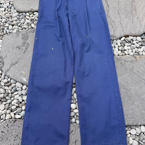 1970s DISTRESSED PAINT HBT 헤링본 프렌치워크팬츠