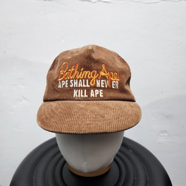 베이프 키즈 마일로 코듀로이 볼캡 