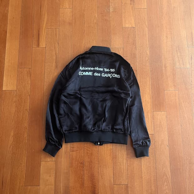 꼼데가르송 84-85 스태프 블루종/봄버 - 블랙