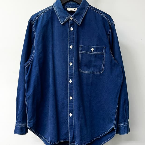 이세이미야케 하이 콘트라스트 스티치 셔츠