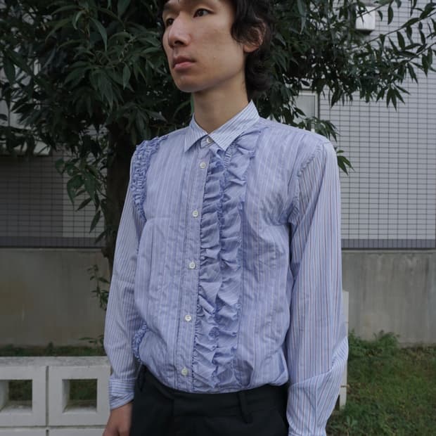  Comme des Garcons frill shirt