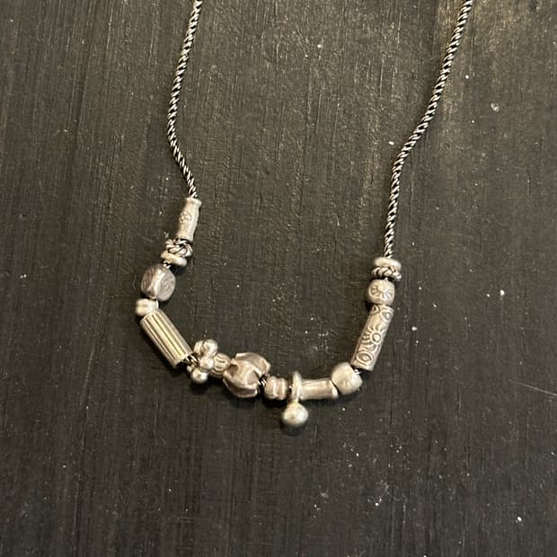 Musta karensilver mix Necklace
