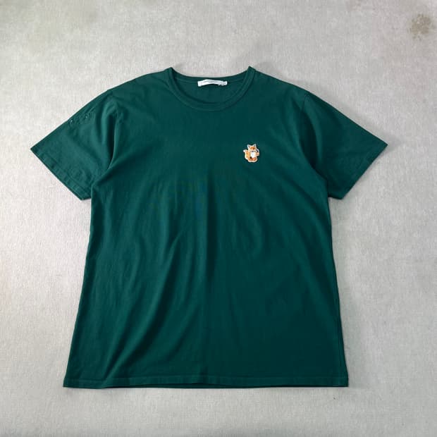 105 메종키츠네 올라잇 폭스패치 반팔 티셔츠