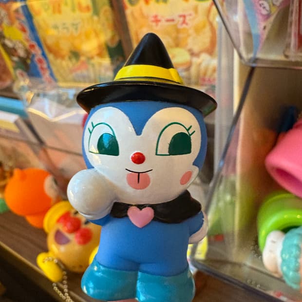 빈티지 호빵맨 토이 딸랑이