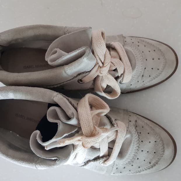 이자벨 마랑(Isabel Marant)(Bobby) 웨지 스니커즈 siz