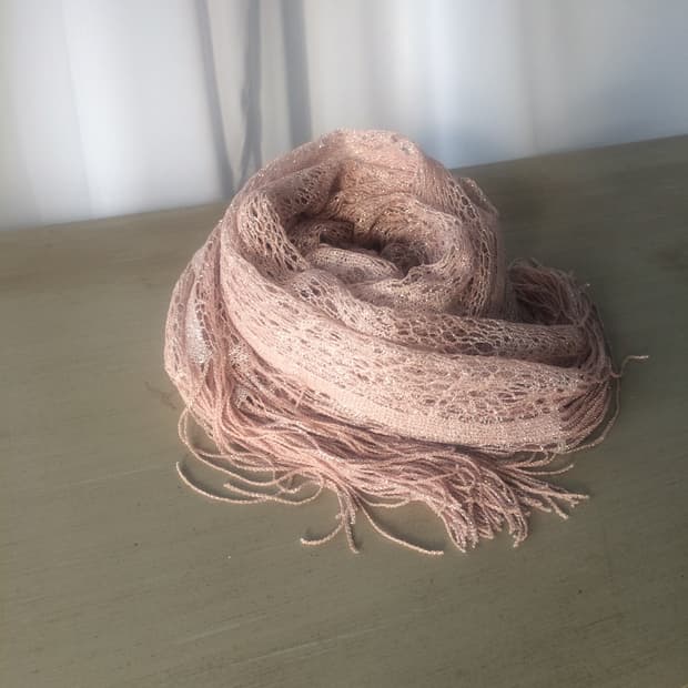 glitter scarf