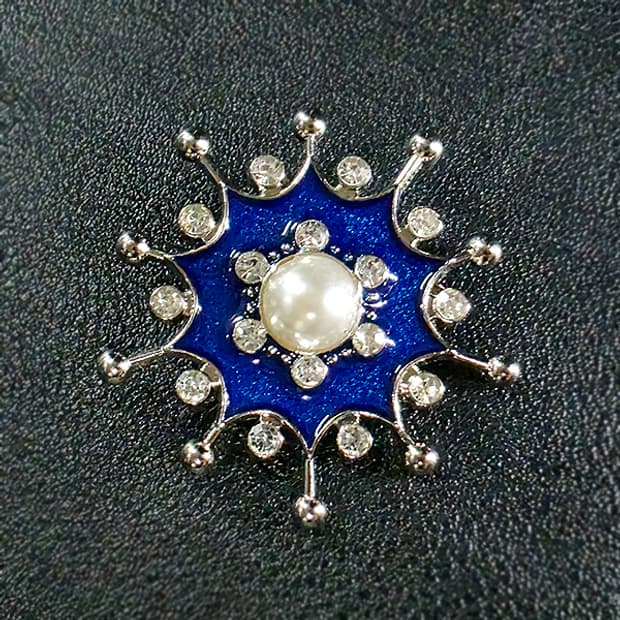 Rurika 브로치 남자 여자 엔틱 빈티지 명품 오리엔탈 문양 장식