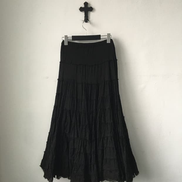 Layer long skirt