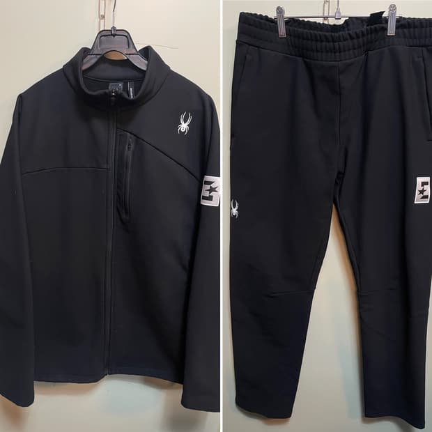 스파이더 유로스포츠 플리스 set