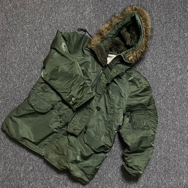 🌊USA Alpha N-3B OliveGreen