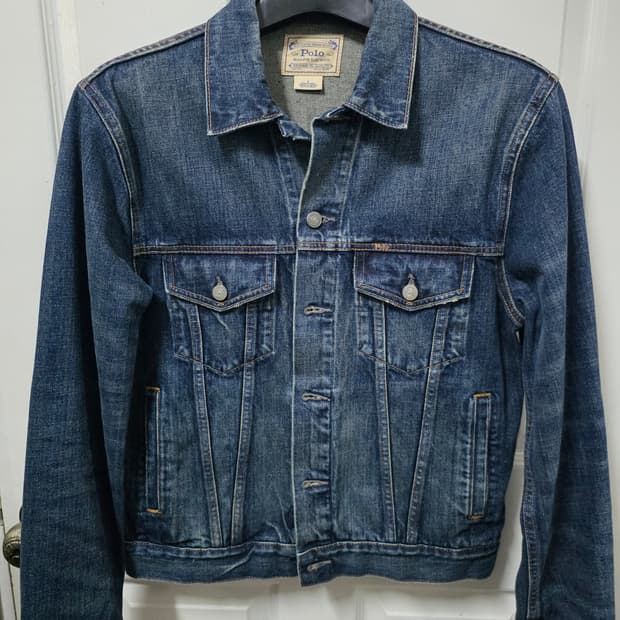 폴로 랄프로렌 페이디드 데님 트러커 M사이즈
