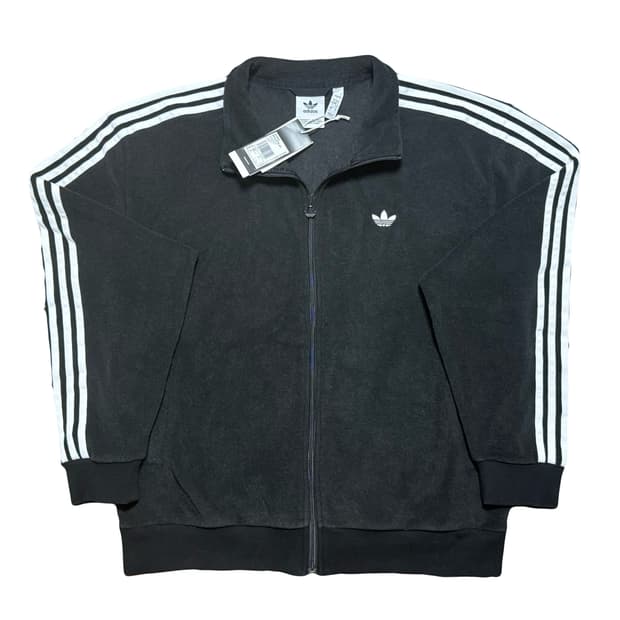 새상품 아디다스 부클 져지 자켓 트랙탑 블랙 