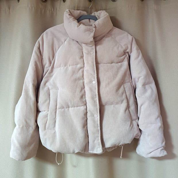 (새상품) 스파오 코듀로이 푸퍼 패딩 free