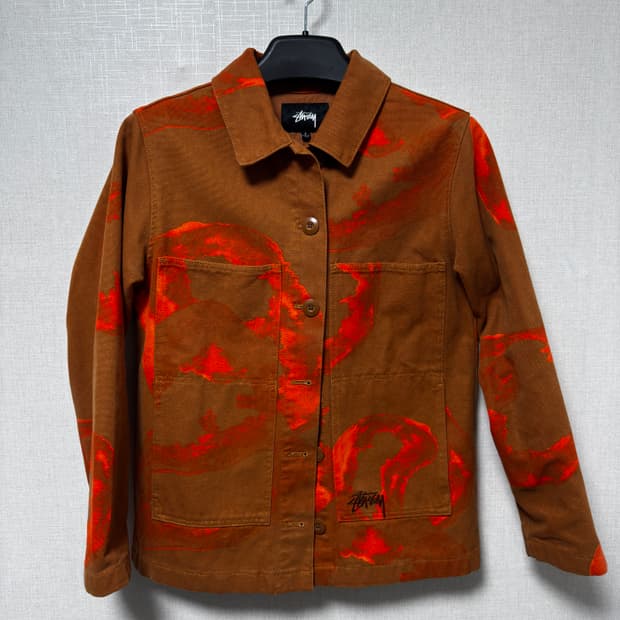 스투시 워크자켓 페인팅