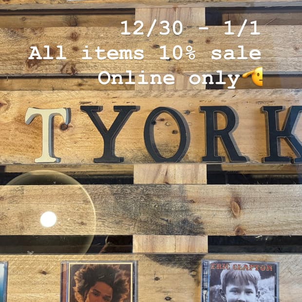 All items 10% sale(~1/1)