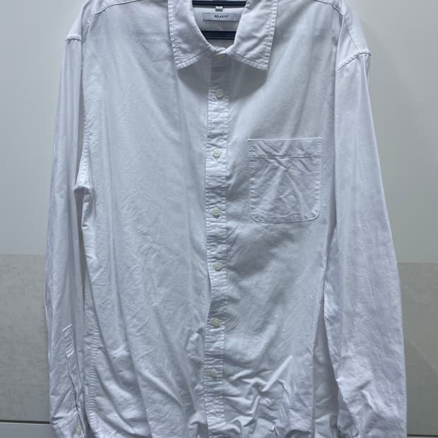 무신사 스탠다드 릴렉스핏 옥스포드 셔츠 화이트