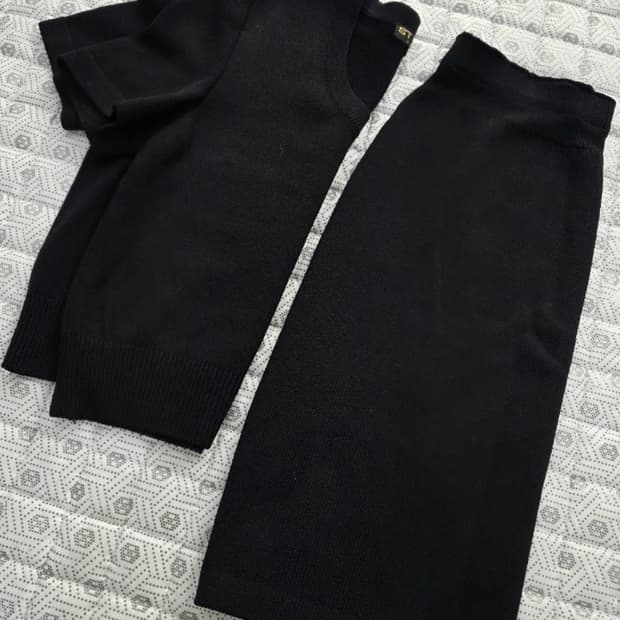 (새상품급) St. John 세인트존 니트 상하의 세트 55