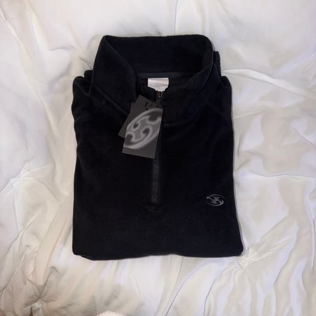 산산기어 라이온즈 하프집업 플리스 네이비 L사이즈 새상품