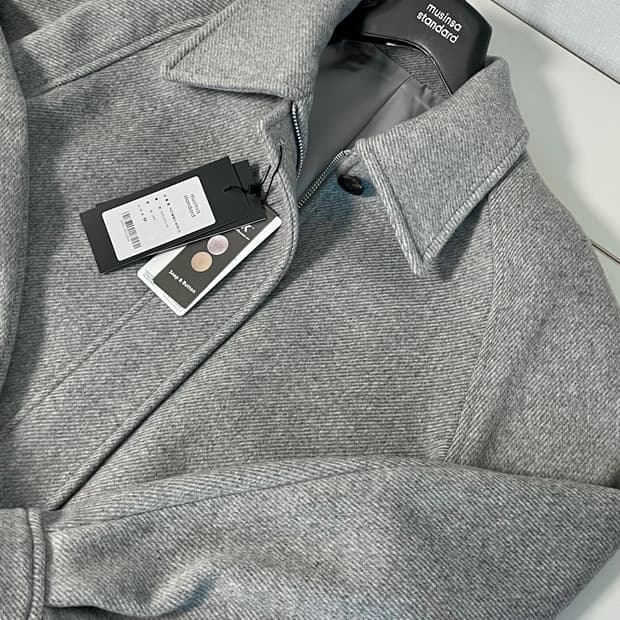 무신사 스탠다드 울 블루종 자켓