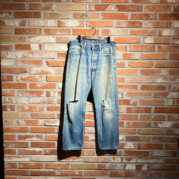 80s USA 빈티지 리바이스 501 데님 팬츠