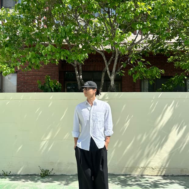 잔프랑코 페레 스트라이프 셔츠