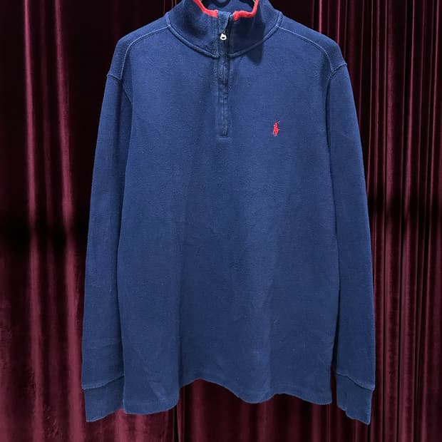 POLO by RALPH LAUREN half zip-up knit