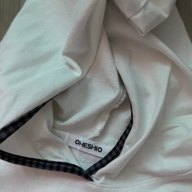 오헤시오 체크 긴팔