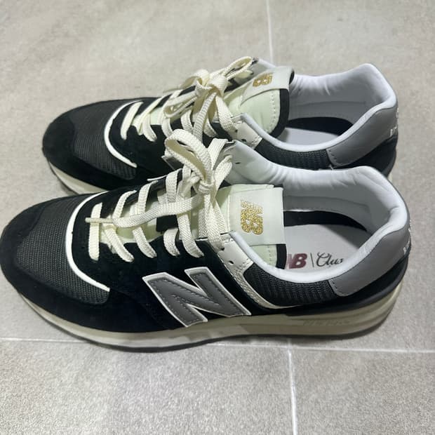 뉴발란스 574 레거시 블랙 운동화(265)