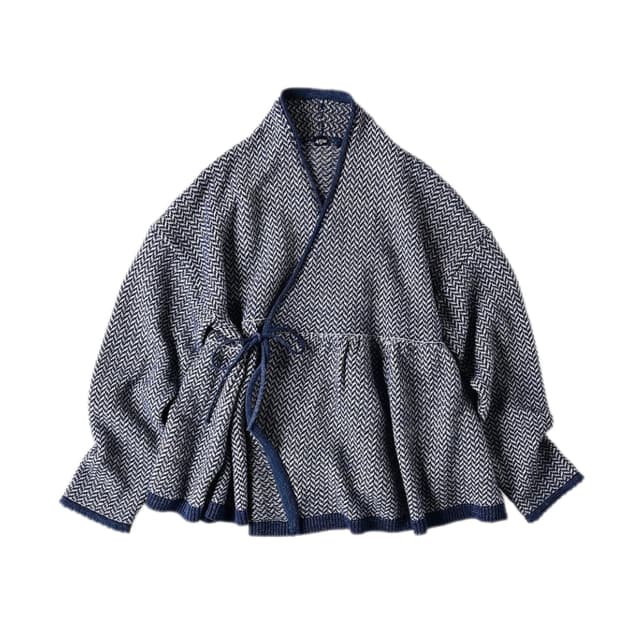 45rpm 린넨 헤링본 니트