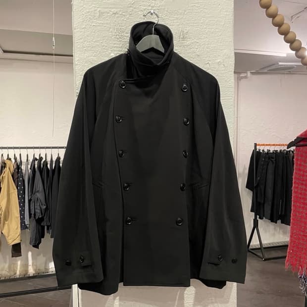 요지야마모토 오버사이즈 피코트